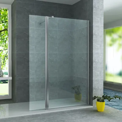 Produktbild von Belvit Duschwand 200x30cm 8mm Glas mit Nanobeschichtung Duschabtrennung