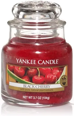Produktbild von Yankee Candle Duftkerze Schwarze Kirsche Klein Kerze im Glas