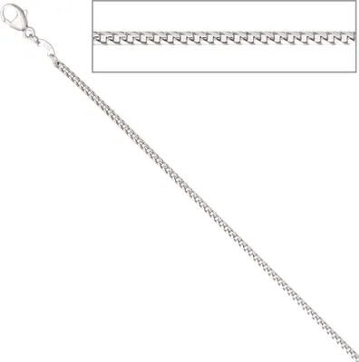 Produktbild von JOBO Bingokette 585 Weißgold 1,5 mm 50 cm Gold Kette Halskette Karabiner