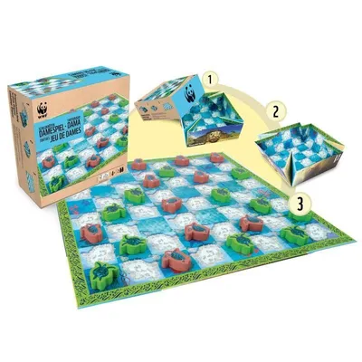 Produktbild von WWF - Schildkröten Damespiel Wasserschildkröten