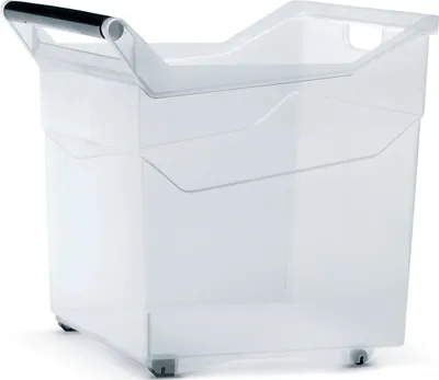 Obrázok produktu pre nabbi Plastový úložný box na kolieskach NUK5H 44 l - priehľadná