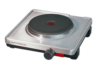 Produktbild von Einzelkochplatte AK 1599/E, Edelstahlgehäuse, Gussheizplatte, stufenlose Temperaturregelung, 1500 Watt