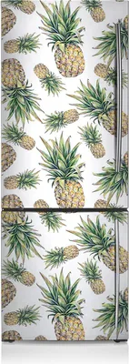 Produktbild von Dekoration Kühlschrank Aufkleber Magnete Küche Kühlschrankmagnete 60x205 cm - Ananas