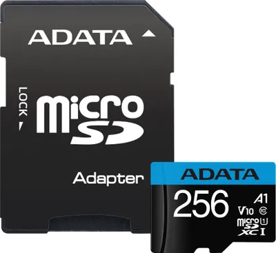 Image de ADATA Premier 256 Go MicroSDXC UHS-I classe 10