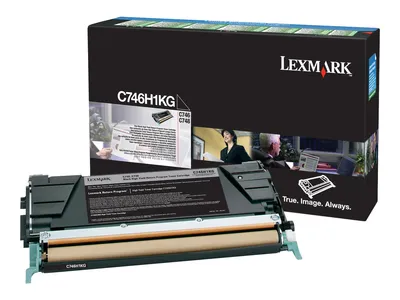 Produktbild von Rückgabetoner / schwarz / 12 000 Seiten / für C746, C748