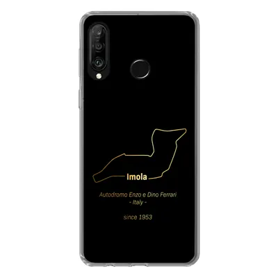 Produktbild von MuchoWow® Handyhülle Schutzhülle Hülle für Huawei P30 Lite Formel 1 - Imola - Rennstrecke Silikon Softcase Handy Hülle - Handyhülle