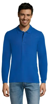 Obrázek produktu pro SOLS – „Perfect“ polokošile pro muže s dlouhým rukávem LT1753 (4XL) (královská modrá)