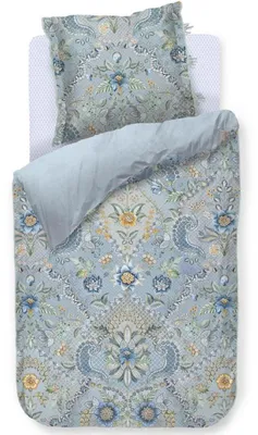 Produktbild von Pip Studio Saluti Grandi Bettwäsche-Garnitur Farbe Light Blue Größe 155x220+80x80 AL