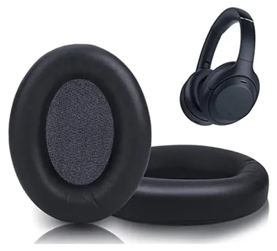 Produktbild von Ersatz Ohrpolster für Kopfhörer Sony WH-1000XM4 Schwarz   1 Paar