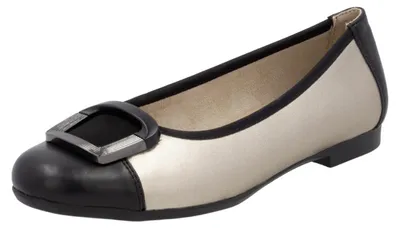 Obrázok produktu pre Remonte Ballerinas - Metallic Leather : 37 : Normálna veľkosť: 37 Šírka: Normálna