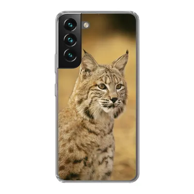 Produktbild von MuchoWow® Handyhülle Schutzhülle Hülle für Samsung Galaxy S22 Luchs - Braun - Gras Silikon Softcase Handy Hülle - Mobiltelefonhülle