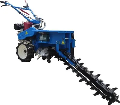 Obrázok produktu pre MASTERCUT SRLT-70 STREĽBA S KOLOVÝM POHONOM ZAHRADNÝ MINIKOPER na kladenie potrubí, káblov atď. DIESEL 15 hp / 70 cm MASTERCUT SRLT-KGJ