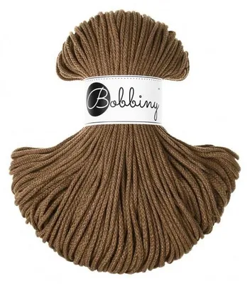 Zdjęcie produktu dla Bobbiny Junior Braided Cord 3 mm 100 m Nut Brown Sznurek