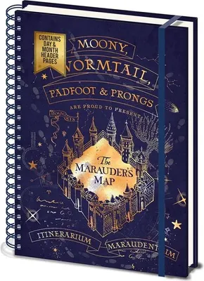 Produktbild von Notizbuch Harry Potter - The Marauders Map