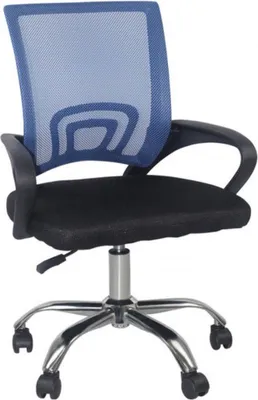 Immagine prodotto di Sedia da ufficio ergonomica Bolt Edge - Nero/Blu - Su rotelle - Altezza regolabile