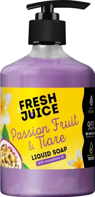Produktbild von FRESH JUICE Passionsfrucht- und Tiaré-Flüssigseife 460 ml