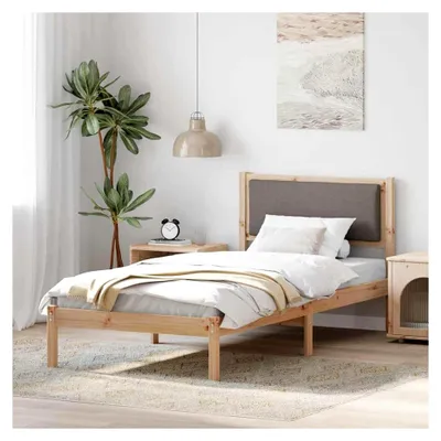 Produktbild von Bettgestell aus Kiefernholz mit stabilem Lattenrost - Einfache Montage, geeignet für Gästezimmer