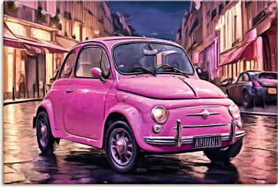 Produktbild von ARTland Leinwandbild Der kleine Italiener Größe: 120x80 cm
