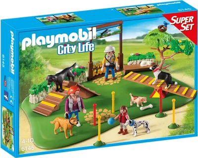 Produktbild von PLAYMOBIL 6145 - Super Set Hundeschule