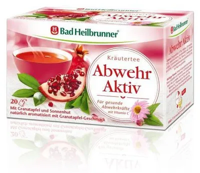 Produktbild von Bad Heilbrunner Kräutertee Abwehr Aktiv Filterbtl. 20 St
