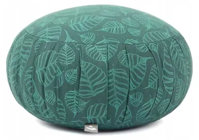 Produktbild von Maharaja Collection: Meditationskissen ZAFU, 38 x 20 cm Bodhi Leaves, deep green