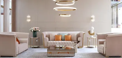 Produktbild von Beistelltisch Luxus Möbel Edelstahl Couchtisch Tische Konsolen Design Marmor Neu