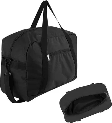 Immagine prodotto di Borsa sportiva pieghevole Unyqoos® 35x20x20 cm – borsa da viaggio in poliestere leggera con tracolla regolabile e removibile fino a 130 cm, adatta come bagaglio a mano per uomo e donna