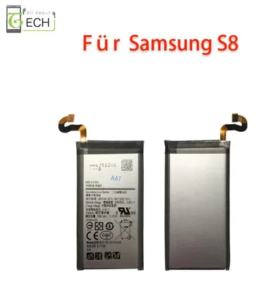 Produktbild von Ersatz Akku für Samsung Galaxy S8 SM-G9500 ersetzt EB-BG950ABE 3000 mAh