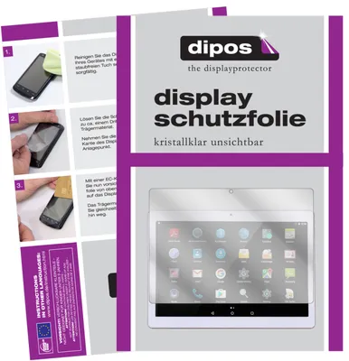 Produktbild von 2x Schutzfolie für Sannuo 10.1 Zoll 3G Tab klar Displayschutzfolie Folie Display