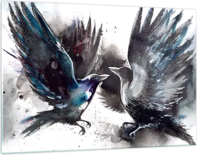 Produktbild von Bilder auf glas - Vogel Natur Feder - 120x80cm - Glasbilder - Wandbilder - Kunstdruck - zum Aufhängen bereit - Wanddekoration aus Glas - Glas Bilder - Wandbild auf Glas - Einteilig - GAA120x80-3761
