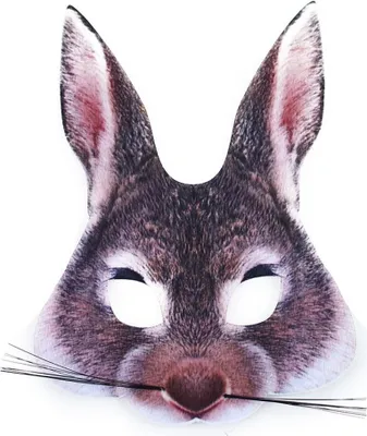 Produktbild von Maske Tiermaske Hasenmaske Stoffmaske Hase fr Kinder ab 3 Jahren