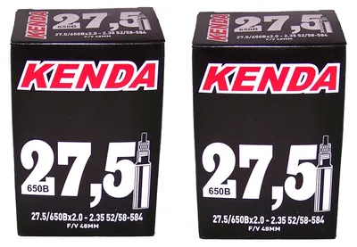 Produktbild von 2x Kenda Schlauch Fahrradschlauch SV 27.5 " 650 B 27,5 " Französisches Ventil