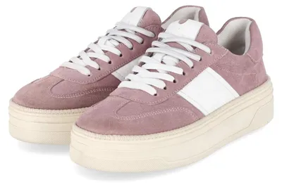 Immagine prodotto di Bullboxer, scarpe da ginnastica con zeppa, da donna, colore rosa, in pelle, taglia: 40