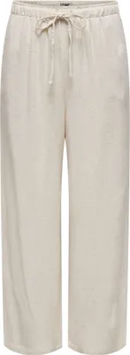Produktbild von ONLY Leinenhose mit Kordelzug und elastischem Bund Größe: M / 32L
