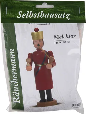 Produktbild von Bastelset Melchior (20cm) Räuchermann von Erzgebirge-Palast