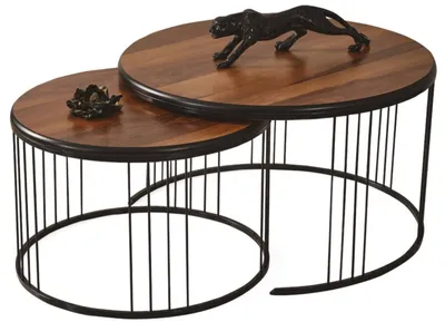 Zdjęcie produktu dla Stolik kawowy – nowoczesny, minimalistyczny, brązowy, elegancki, stylowy, wygodny