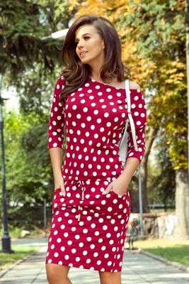 Produktbild von Numoco Minikleid für Frauen Levaai bordo XS