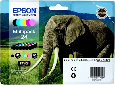 Image de Epson Cartouches d'encre Multipack 6 couleurs Claria Photo HD C13T24284021