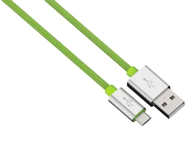 Obrázek produktu pro Hama 0.5m, USB 2.0-A - USB 2.0 Micro-B, 0,5 m, USB A, Micro-USB B, USB 2.0, Samec/samec, Zelená