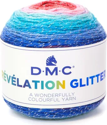 Image de DMC Révélation Glitter – fil multicolore à effet pailleté (couleur 501)