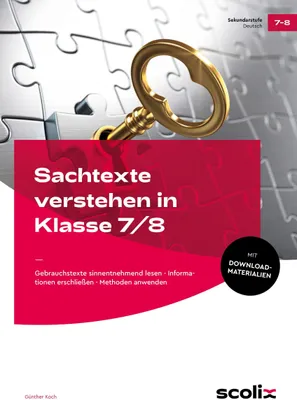 Produktbild von Sachtexte verstehen in Klasse 7/8