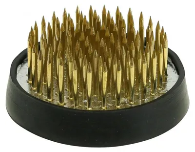 Produktbild von Blumenigel Kenzan Ikebana Steckigel Ø 40mm Messing für Blumengestecke