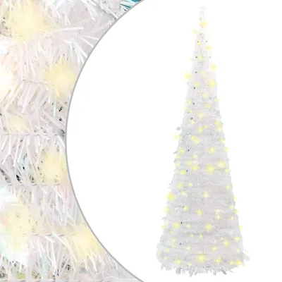 Zdjęcie produktu dla Sztuczna choinka typu pop-up, 200 LED, biała, 210 cm