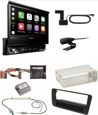 Produktbild von Pioneer AVH-Z7200DAB Digitalradio Autoradio Bluetooth USB Einbauset für Audi A1