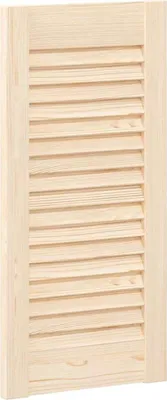 Produktbild von Schranktür Lamellen-Design 61,5x29,5 cm Massivholz Kiefer