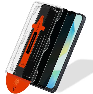 Produktbild von 2-Pack Samsung A17 Displayschutzfolie Privacy - Gehärtetes Glas | [Automatische Installation] - Blasenfrei