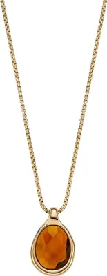 Produktbild von Skagen Damen Kette Halskette Edelstahl Sea Glass Gold SKJ1736710
