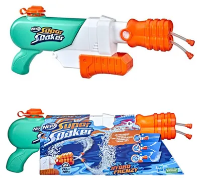 Immagine prodotto di Hasbro Nerf Super Soaker Lancia-acqua Hydro Frenzy 3 in 1 F3891