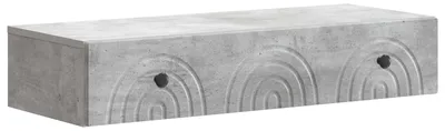 Immagine prodotto di Tavolino da Parete Laterale Grigio Cemento 87,5 x 34,5 x 17 cm