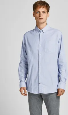 Produktbild von Jack & Jones Hemd Langärmliges OXFORD SHIRT mit Button-Down Kragen